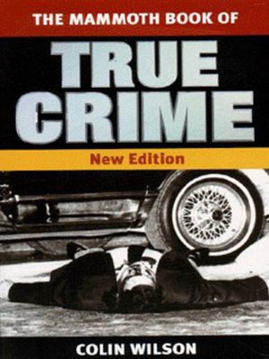 cover image of Mammoth book of true crime